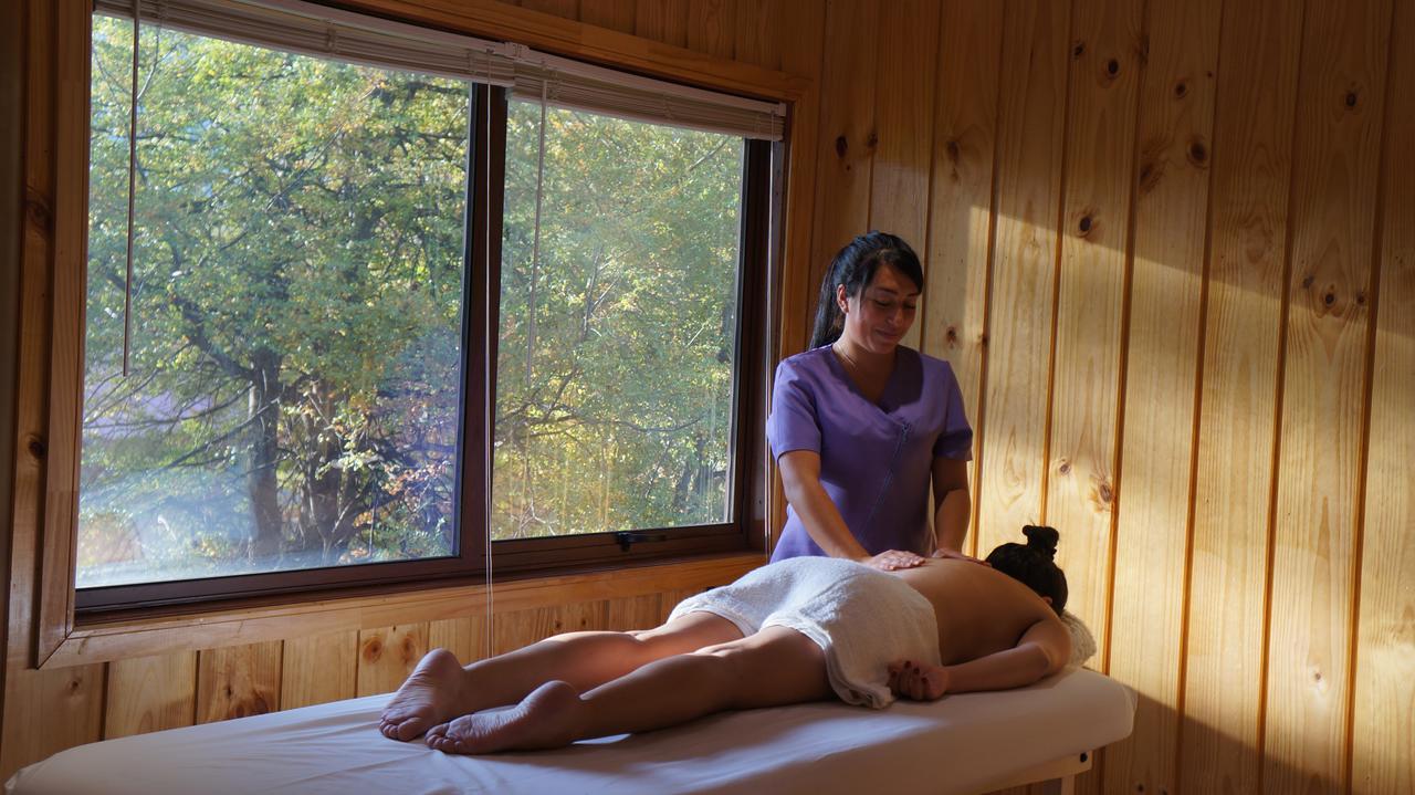 Cabanas Blanche Neige Wellness & Spa Las Trancas Bagian luar foto